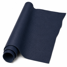Load image into Gallery viewer, Rolled-up navy blue mat on a white background