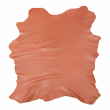 Cargar imagen en el visor de la galería, Rush Color Reed Sheepskin leather on a white background
