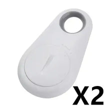 Load image into Gallery viewer, eThings Smart Mini GPS Tracker in white, set of 2, for real-time location tracking of valuables, pets, and loved ones.