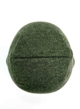 Charger l'image dans la galerie, Tactical H Stitch Uncuffed Beanie, Made in the USA, A Hat Ready for Action showing top view of green design.