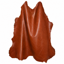 Cargar imagen en el visor de la galería, Whiskey Reed Sheep skin leather hide on a white background