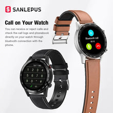 Load image into Gallery viewer, Business Smart Watch with call function, compatible with iOS and Android, featuring sleek design and Bluetooth connectivity.