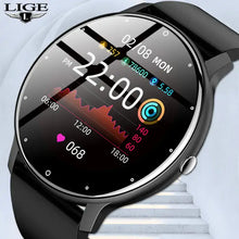 Load image into Gallery viewer, Smart Watch Men Fitness Bracelet displaying health and fitness data on smartwatch screen.