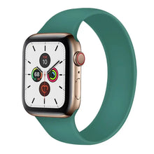 Load image into Gallery viewer, Stylish teal band on Apple Watch 5, enhancing sophistication and comfort, perfect for personalizing your look.
