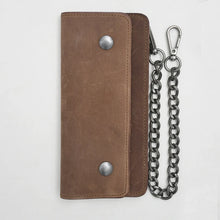 Charger l'image dans la galerie, LARGE TRUCKER - Vegetable Tanned Leather Wallet
