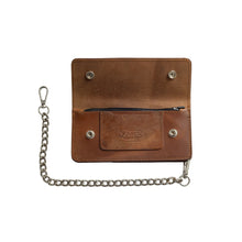 Charger l'image dans la galerie, LARGE TRUCKER - Vegetable Tanned Leather Wallet