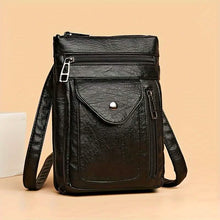 Cargar imagen en el visor de la galería, Women’s Vintage Leather Crossbody Bag