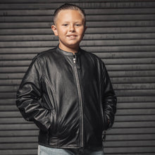Load image into Gallery viewer, Cowhide Leather Kid's Leather Jacket