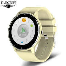 Load image into Gallery viewer, Smart Watch Men Fitness Bracelet with advanced health monitoring and style in beige color, ideal for fitness enthusiasts.
