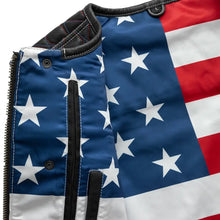 Load image into Gallery viewer, Captain Men's Motorcycle Leather Vest
