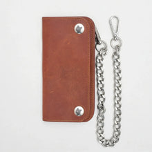 Charger l'image dans la galerie, LARGE TRUCKER - Vegetable Tanned Leather Wallet
