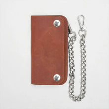 Charger l'image dans la galerie, SMALL TRUCKER - Vegetable Tanned Leather Wallet