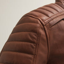 Load image into Gallery viewer, Waxed Motorcycle Leather Jacket