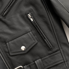 Cargar imagen en el visor de la galería, Kid's Motorcycle Leather Jacket