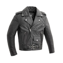 Cargar imagen en el visor de la galería, Kid's Motorcycle Leather Jacket