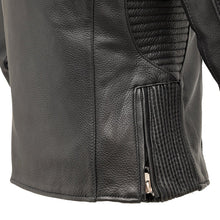 Charger l'image dans la galerie, Naked cowhide Women's Motorcycle Leather Jacket