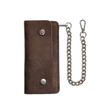 Charger l'image dans la galerie, LARGE TRUCKER - Vegetable Tanned Leather Wallet