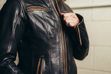 Load image into Gallery viewer, Electra - Women's Motorcycle Leather Jacket