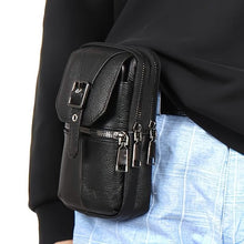 Charger l'image dans la galerie, Men’s Genuine Leather Waist Bag Wallet