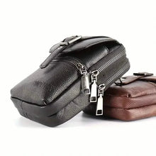 Cargar imagen en el visor de la galería, Genuine Leather Multifunctional Cell Phone Bag