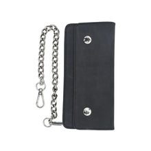 Charger l'image dans la galerie, LARGE TRUCKER - Vegetable Tanned Leather Wallet