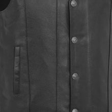 Cargar imagen en el visor de la galería, Two conceal carry pockets Motorcycle Western Style Leather Vest