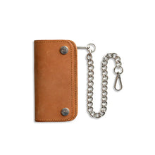 Charger l'image dans la galerie, SMALL TRUCKER - Vegetable Tanned Leather Wallet