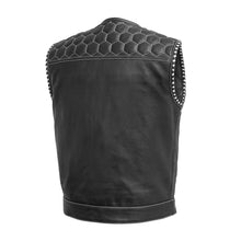 Cargar imagen en el visor de la galería, Hornet Perforated Men's Club Style Leather Vest