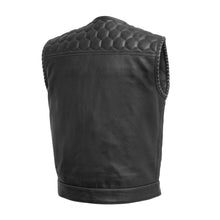 Cargar imagen en el visor de la galería, Hornet Perforated Men's Club Style Leather Vest