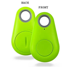 Cargar imagen en el visor de la galería, Green eThings Key GPS Tracker Alarm Sensor Device, front and back view, durable ABS material, compatible with IOS and Android.