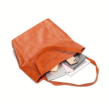 Cargar imagen en el visor de la galería, Large Capacity Soft Leather Handbags for Women