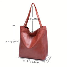 Cargar imagen en el visor de la galería, Large Capacity Soft Leather Handbags for Women