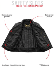 Load image into Gallery viewer, Reed Classic Style Motorcycle Leather Jacket - Imported