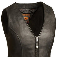 Charger l'image dans la galerie, Women's Motorcycle Leather Vest