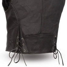 Charger l'image dans la galerie, Women's Motorcycle Leather Vest
