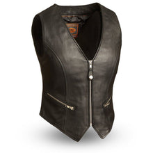 Charger l'image dans la galerie, Women's Motorcycle Leather Vest
