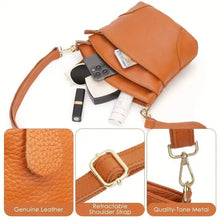 Charger l'image dans la galerie, Premium Genuine Cowhide Leather Crossbody Bag