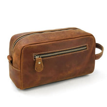 Load image into Gallery viewer, The Wanderer Toiletry Bag | Genuine Leather Toiletry Bag for travelers with durable leather and spacious compartments.