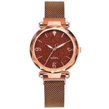 Load image into Gallery viewer, Rose gold women's watch with sleek design and luxurious finish, perfect for adding elegance to casual and formal outfits.
