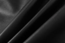 Load image into Gallery viewer, Black leather hide, soft and durable, whole skin 7 to 10 SF, perfect for crafting luxurious art pieces and unique creations.