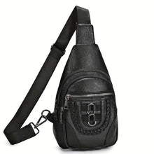 Cargar imagen en el visor de la galería, Retro PU Leather Crossbody Bag