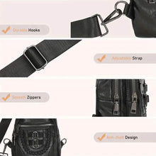 Cargar imagen en el visor de la galería, Retro PU Leather Crossbody Bag