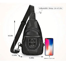 Cargar imagen en el visor de la galería, Retro PU Leather Crossbody Bag