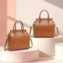Charger l'image dans la galerie, Retro PU Leather Handbag with Multi Card Slot