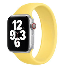 Load image into Gallery viewer, Yellow Apple Watch 5 band showcasing stylish, durable, and comfortable design for personalized style and all-day wear.