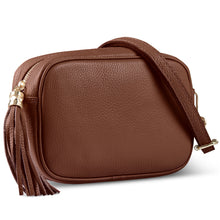 Cargar imagen en el visor de la galería, Italian Full-Grain Leather Crossbody Bag | Parma