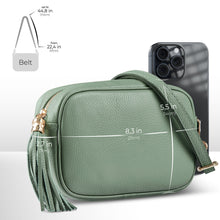Cargar imagen en el visor de la galería, Italian Full-Grain Leather Crossbody Bag | Parma