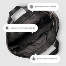 Cargar imagen en el visor de la galería, Italian Full-Grain Leather Tote Bag | Torino