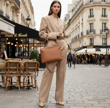 Cargar imagen en el visor de la galería, Italian Full-Grain Leather Shoulder Bag | Livorno