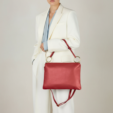 Cargar imagen en el visor de la galería, Italian Full-Grain Leather Shoulder Bag | Livorno